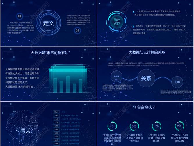 互联网大数据模板云计算科技动态ppt下载-编号19070745-信息技术ppt